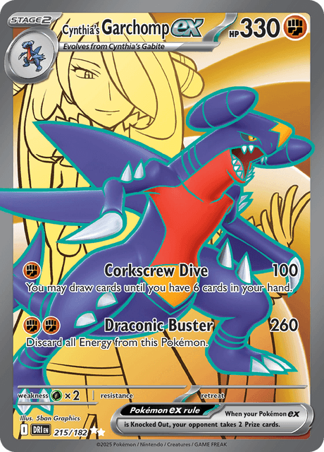 DRI - 215 - Cynthia's Garchomp ex