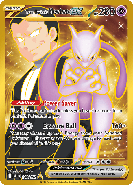 DRI - 240 - Team Rocket's Mewtwo ex