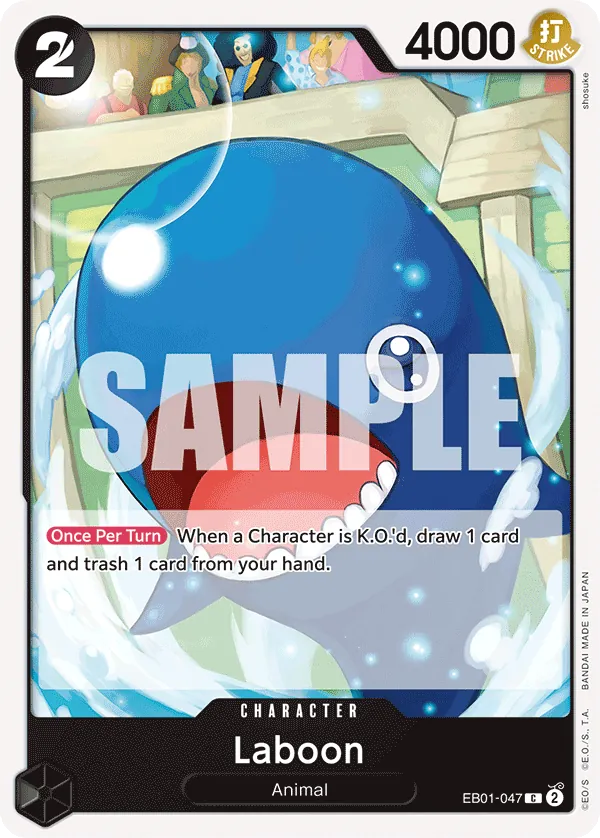 Laboon Pokemon EB01-047 - Laboon - Character – MetaGaming
