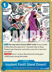 EB03-029 - Insolent Fool!! Stand Down!! - Event - Common