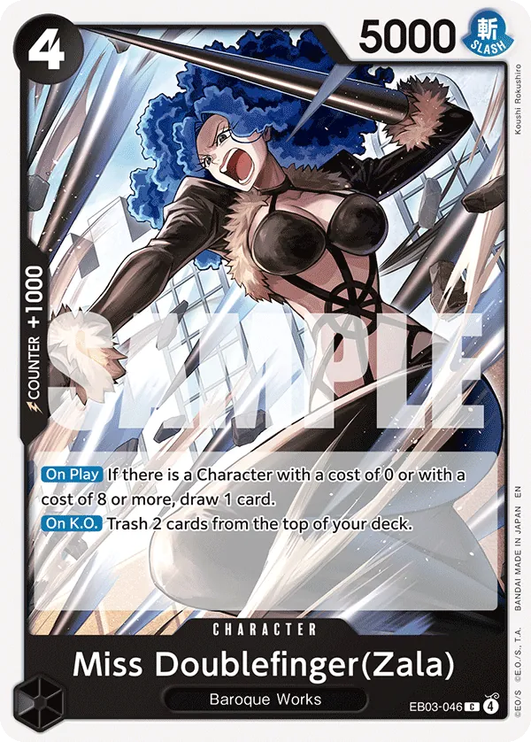 EB03-046 - Miss Doublefinger(Zala) - Character - Common - $0.08