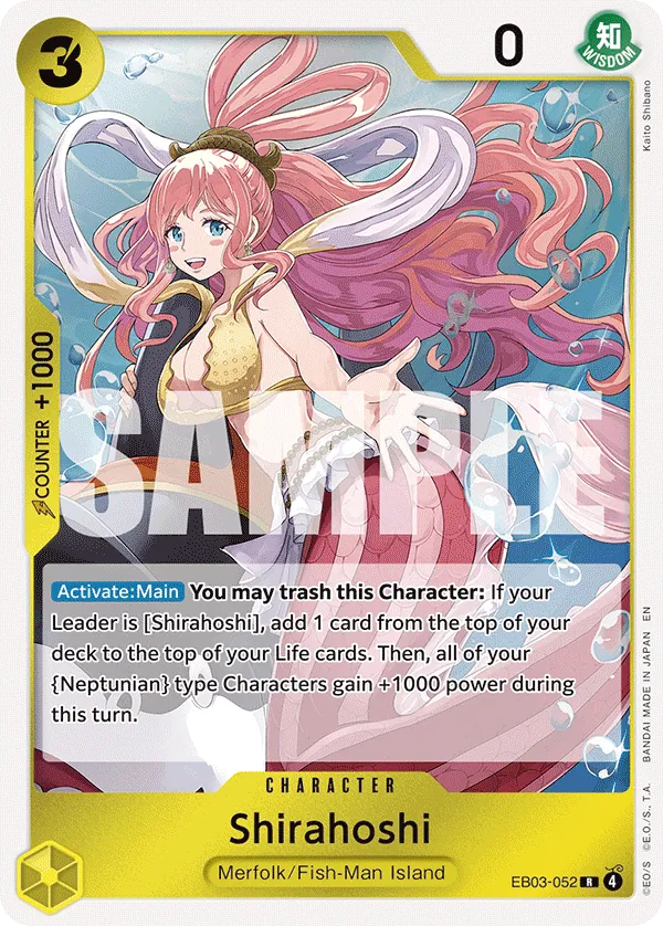 EB03-052 - Shirahoshi - Character - Rare