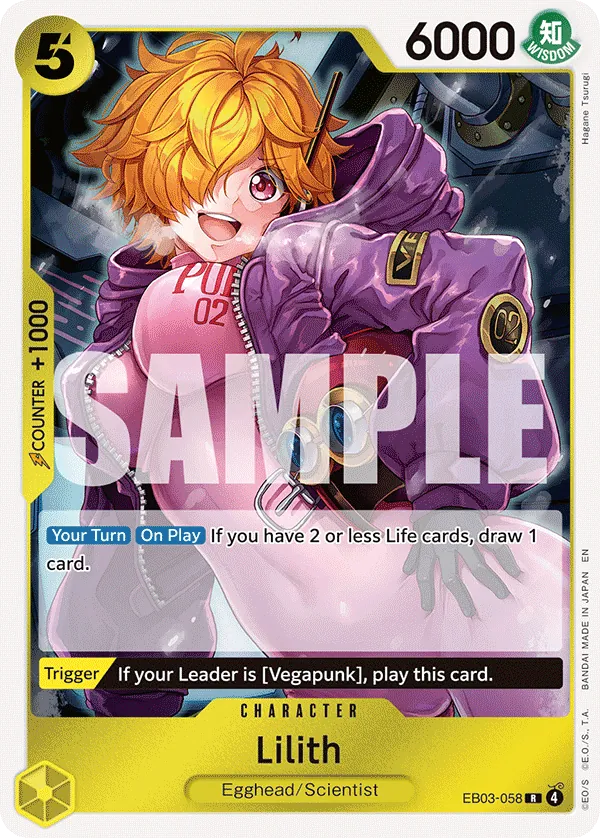 EB03-058 - Lilith - Character - Rare - $0.18