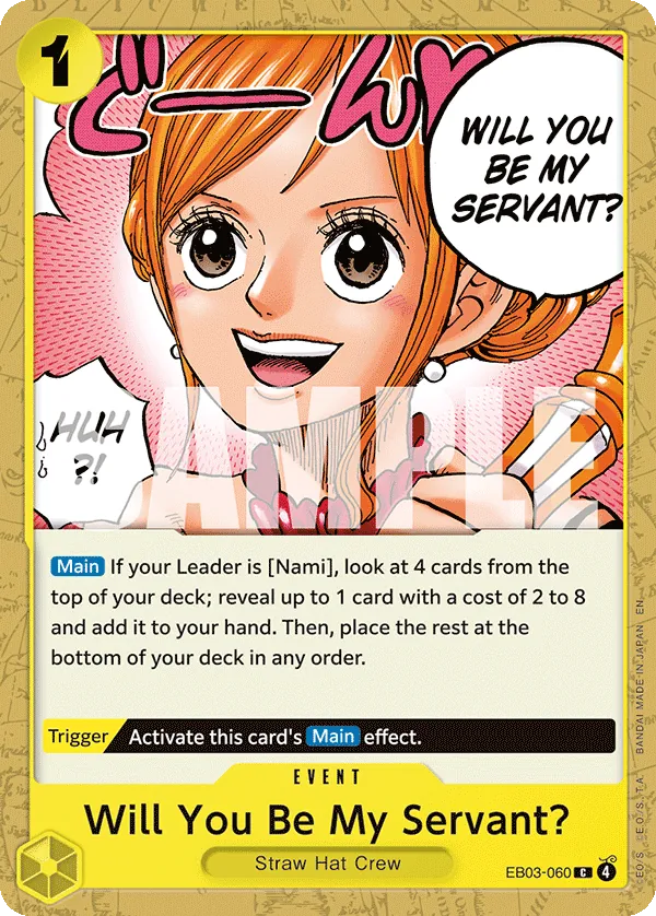 EB03-060 - Will You Be My Servant? - Event - Common - $0.12