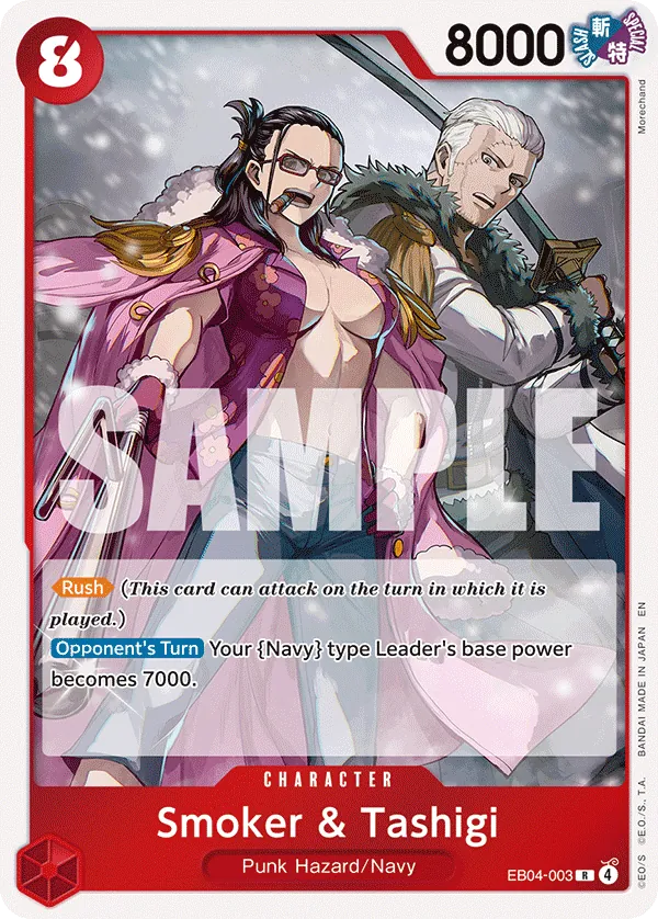 EB04-003 - Smoker & Tashigi - Character - Rare
