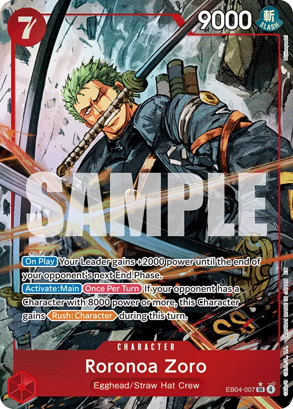 EB04-007 - Roronoa Zoro - Character -