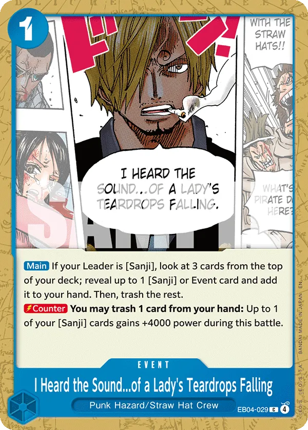 EB04-029 - I Heard the Sound...of a Lady's Teardrops Falling - Event -