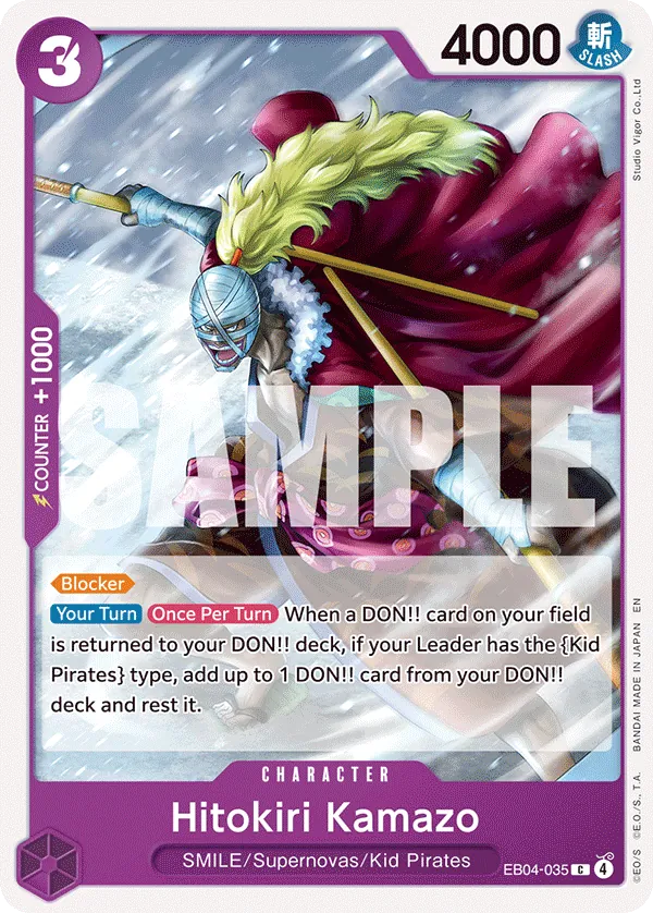 EB04-035 - Hitokiri Kamazo - Character -
