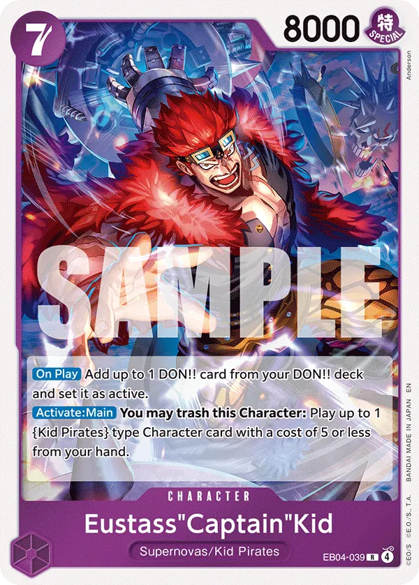 EB04-039 - Eustass"Captain"Kid - Character -