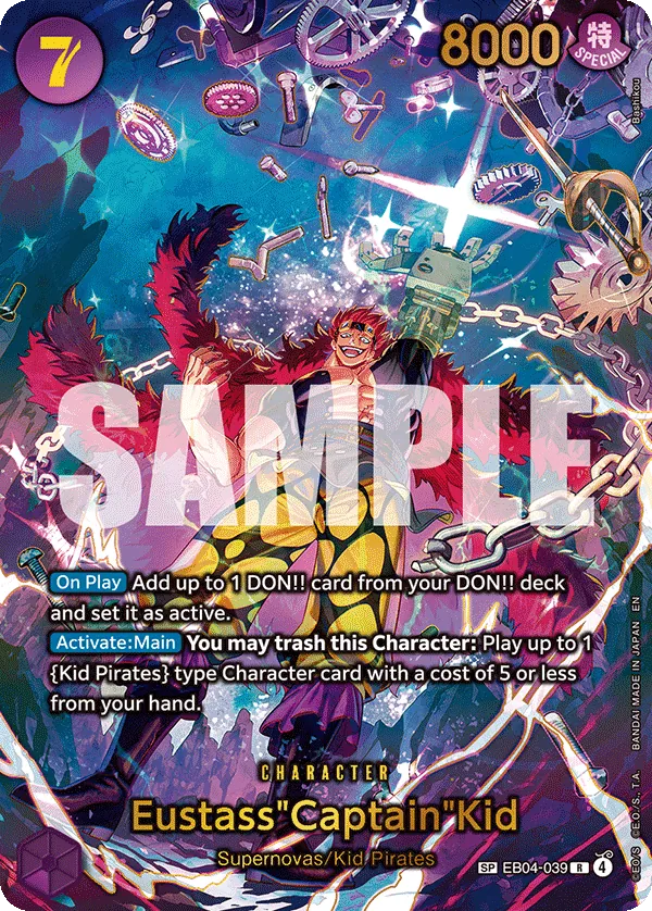 EB04-039 - Eustass"Captain"Kid - Character - Special Card