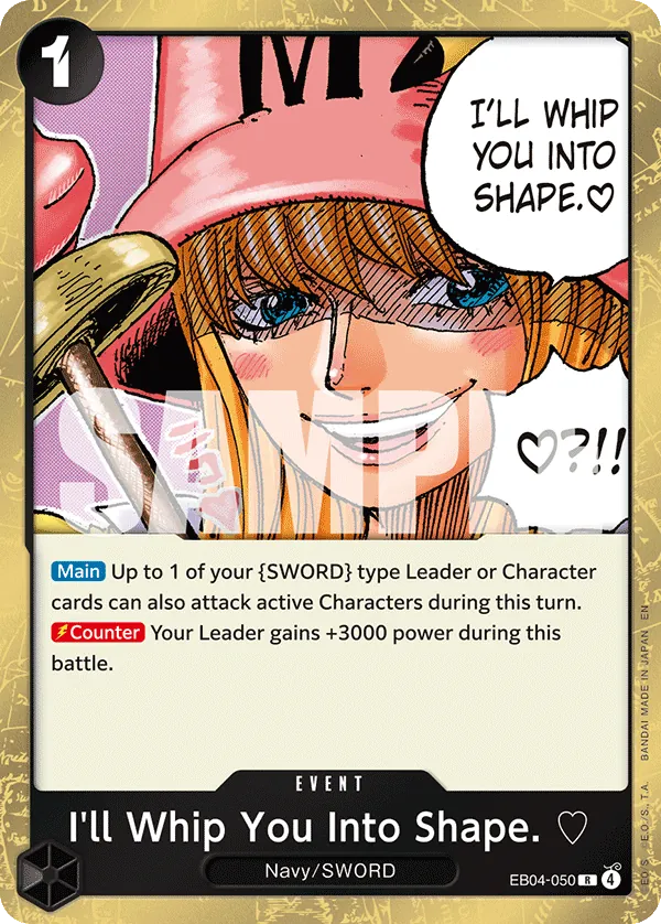 EB04-050 - I'll Whip You Into Shape. ♡ - Event - Rare