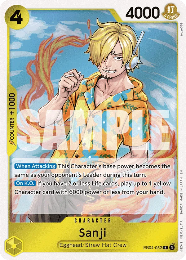 EB04-052 - Sanji - Character - Rare