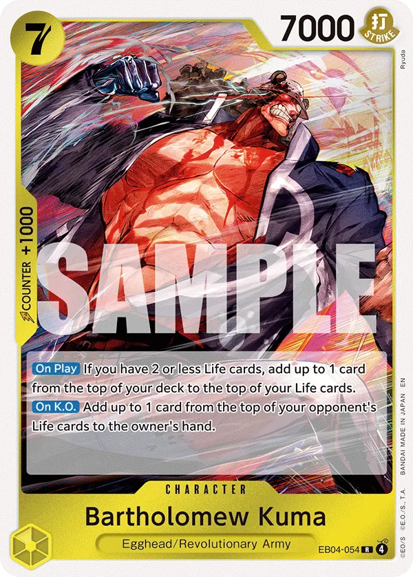 EB04-054 - Bartholomew Kuma - Character -