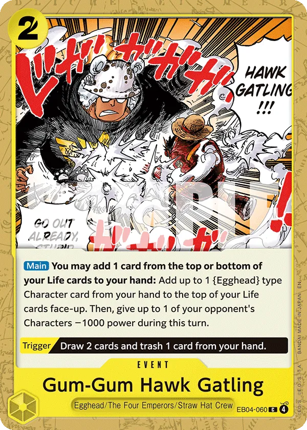 EB04-060 - Gum-Gum Hawk Gatling - Event -