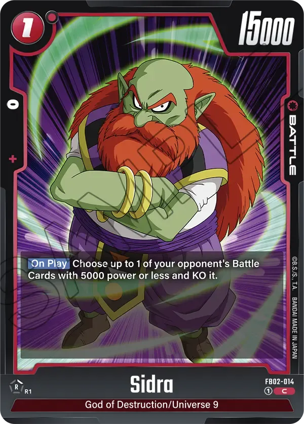FB02-014 - Sidra - Battle