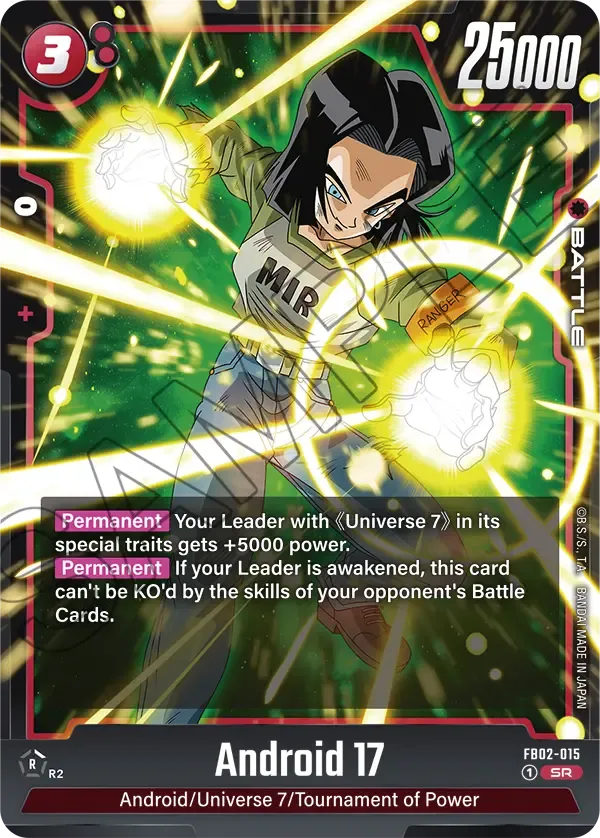 FB02-015 - Android 17 - Battle
