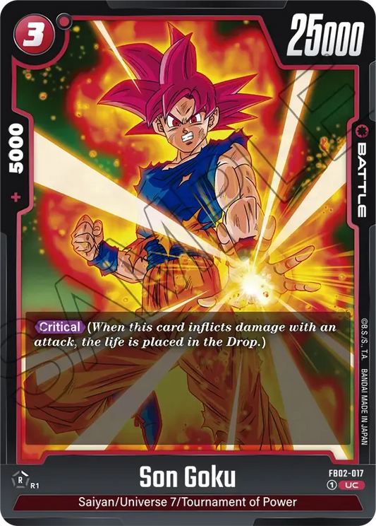 FB02-017 - Son Goku - Battle