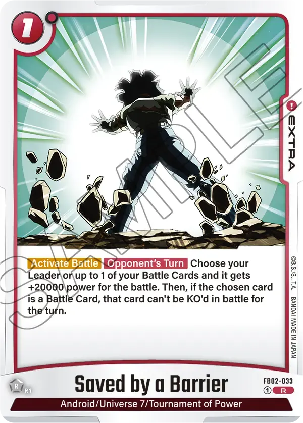 FB02-033 - Saved by a Barrier - Extra