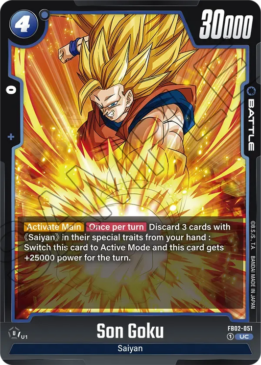 FB02-051 - Son Goku - Battle