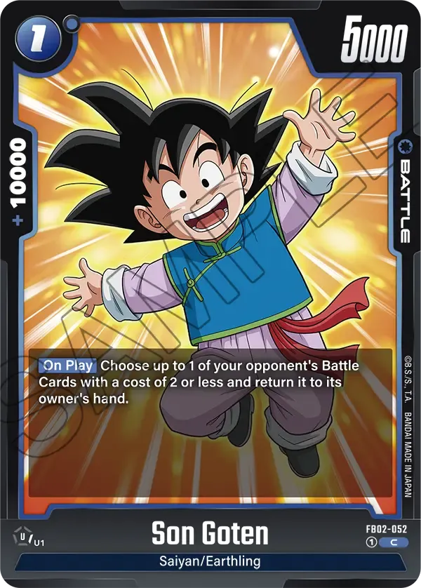 FB02-052 - Son Goten - Battle