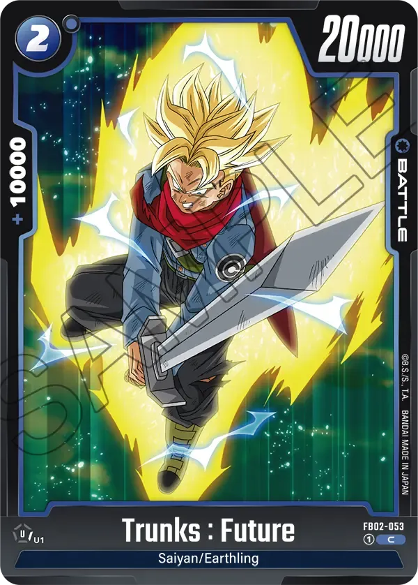 FB02-053 - Trunks : Future - Battle