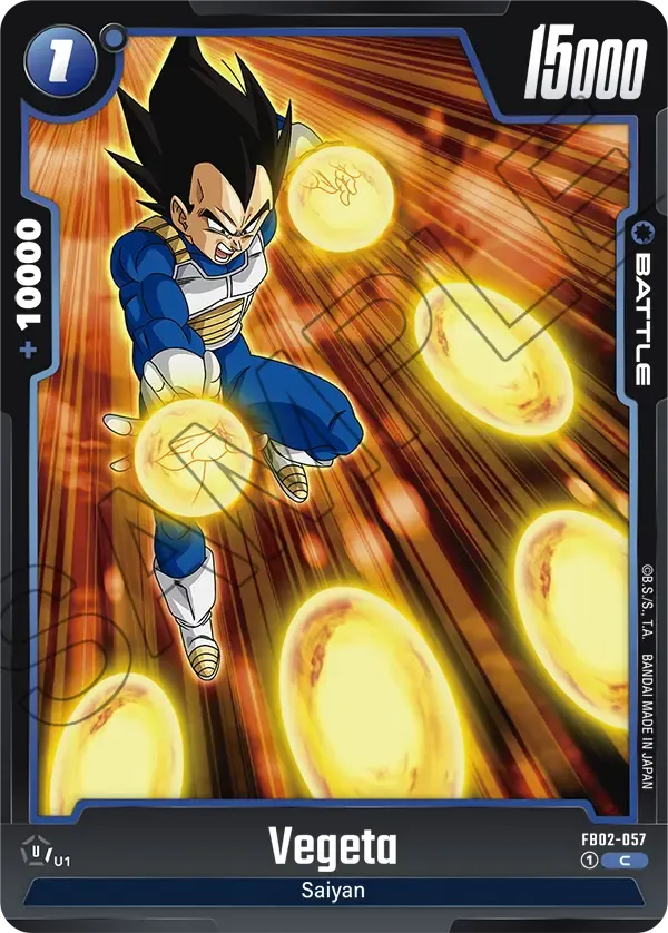 FB02-057 - Vegeta - Battle