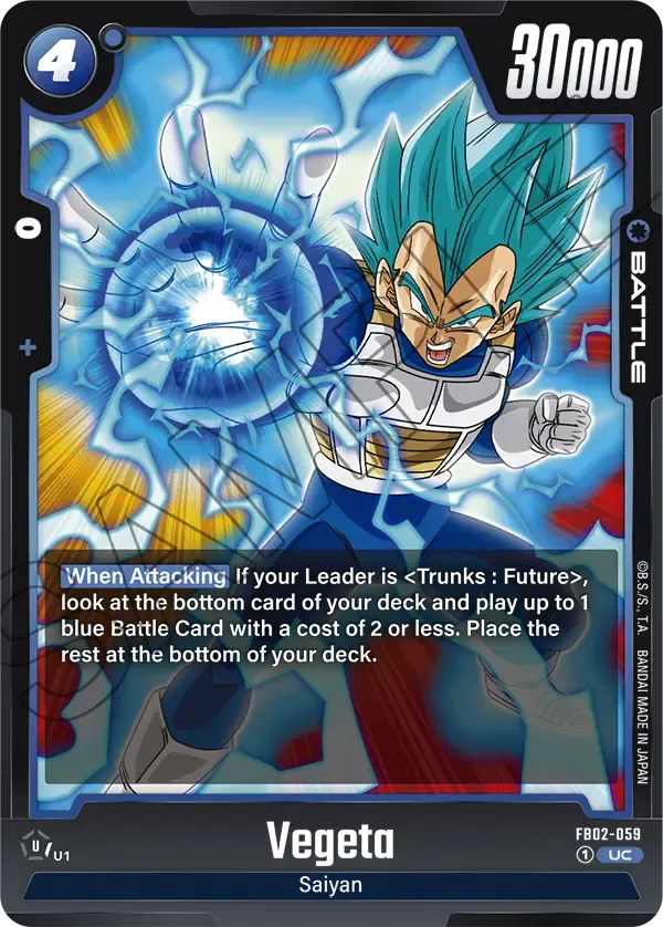 FB02-059 - Vegeta - Battle