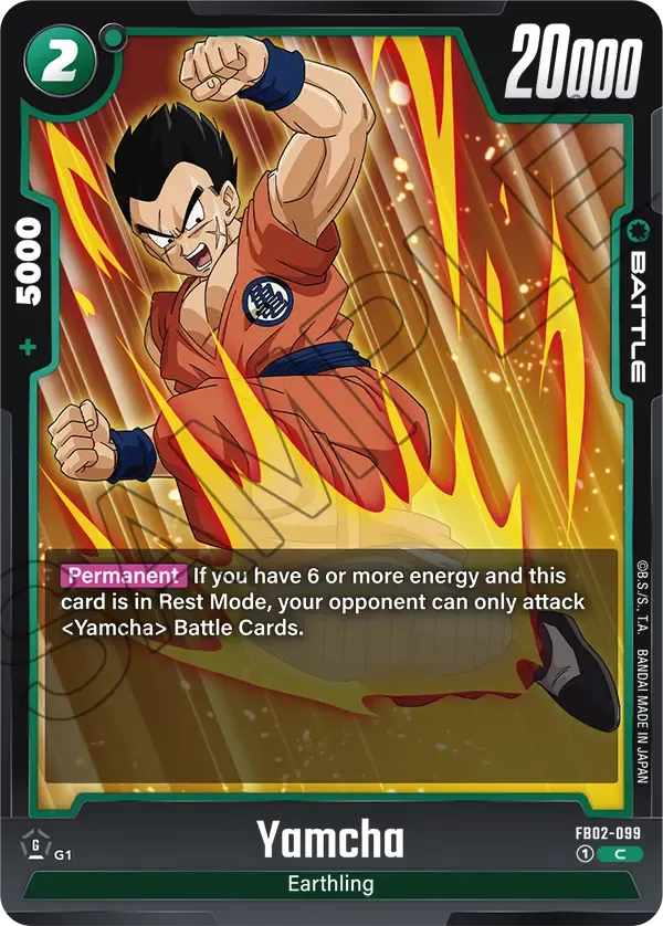 FB02-099 - Yamcha - Battle