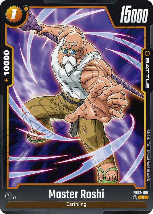 FB02-108 - Master Roshi - Battle