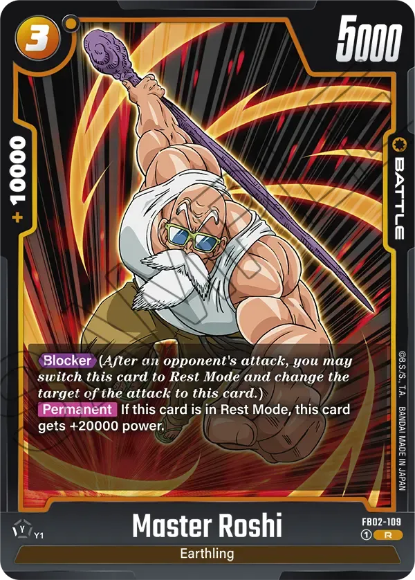 FB02-109 - Master Roshi - Battle