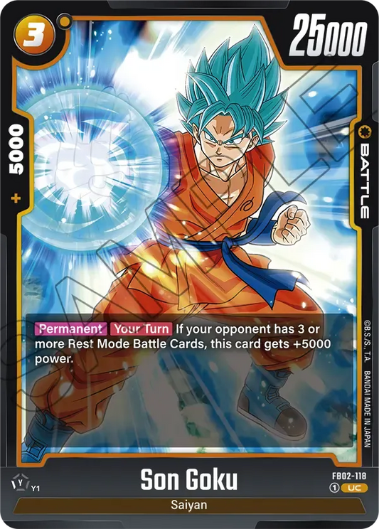 FB02-118 - Son Goku - Battle