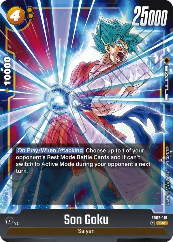 FB02-119 - Son Goku - Battle