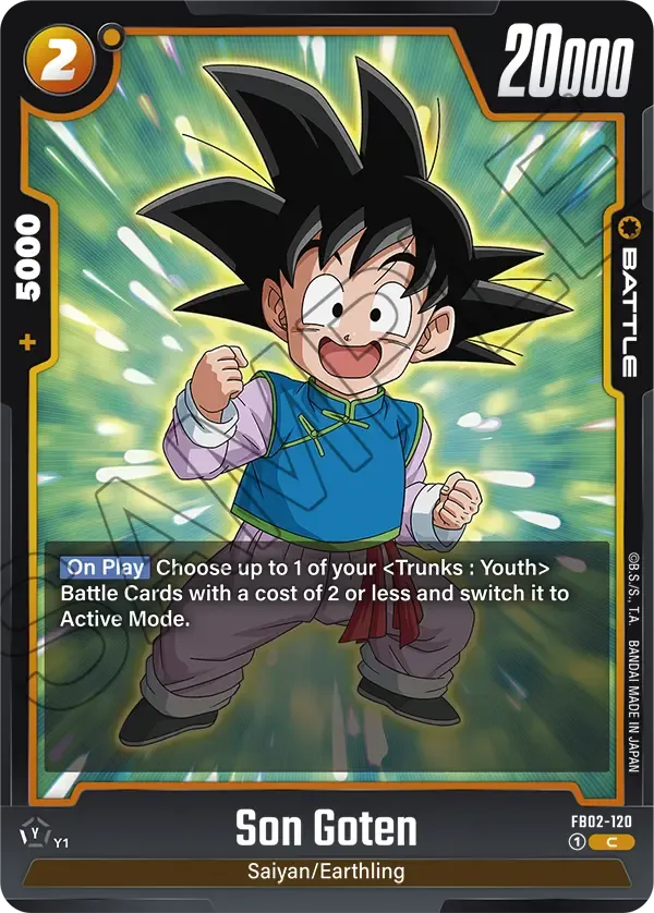 FB02-120 - Son Goten - Battle