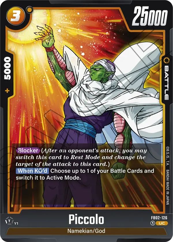 FB02-126 - Piccolo - Battle