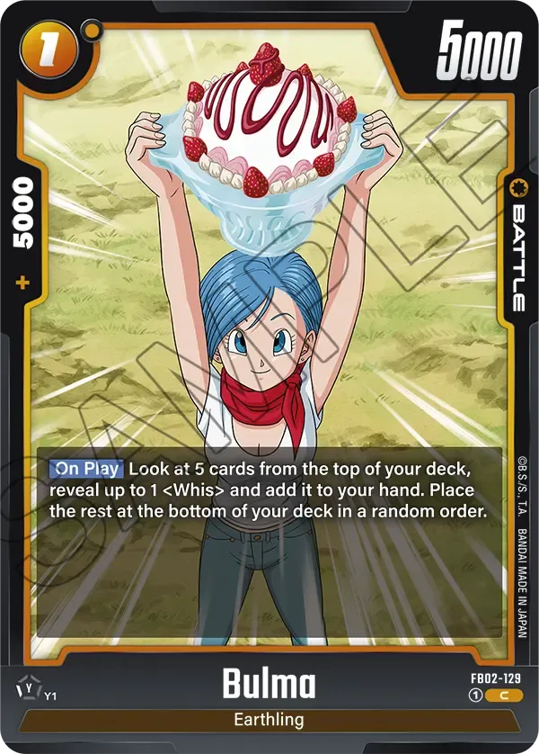 FB02-129 - Bulma - Battle