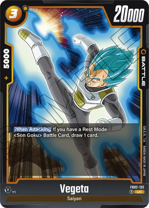 FB02-132 - Vegeta - Battle
