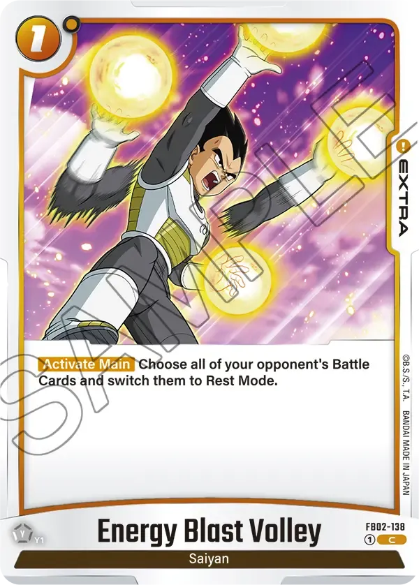 FB02-138 - Energy Blast Volley - Extra