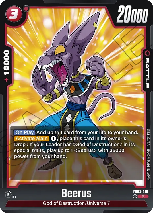 FB03-018 - Beerus - Battle