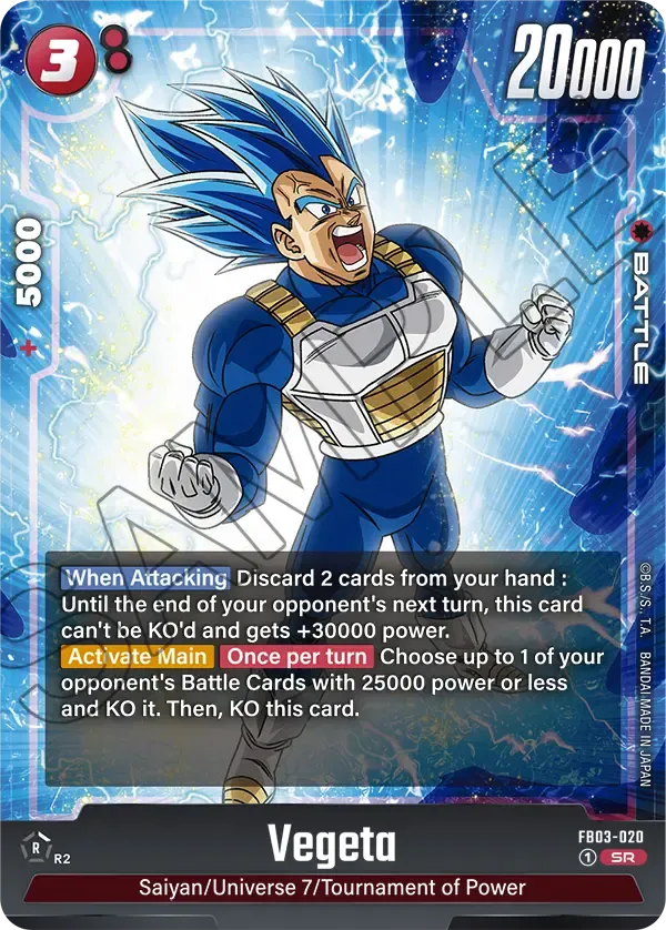 FB03-020 - Vegeta - Battle