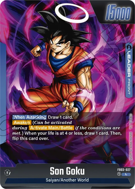 FB03-027 - Son Goku - Leader