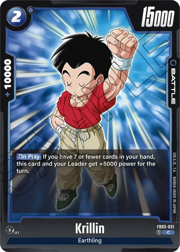 FB03-031 - Krillin - Battle