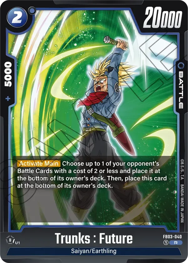 FB03-040 - Trunks : Future - Battle