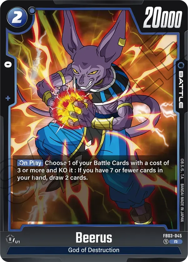 FB03-045 - Beerus - Battle