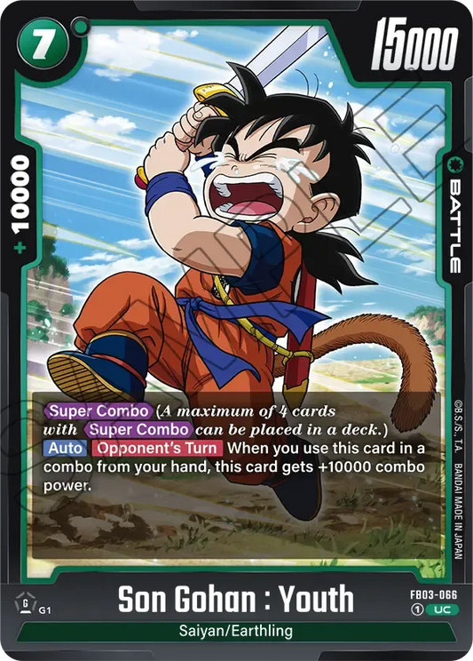 FB03-066 - Son Gohan : Youth - Battle