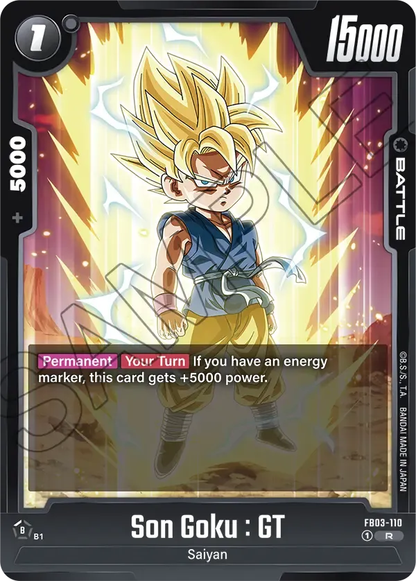 FB03-110 - Son Goku : GT - Battle