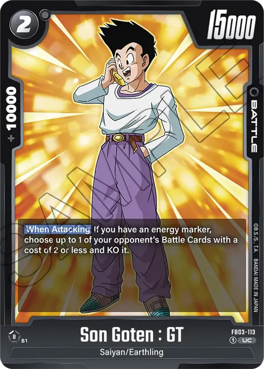 FB03-113 - Son Goten : GT - Battle