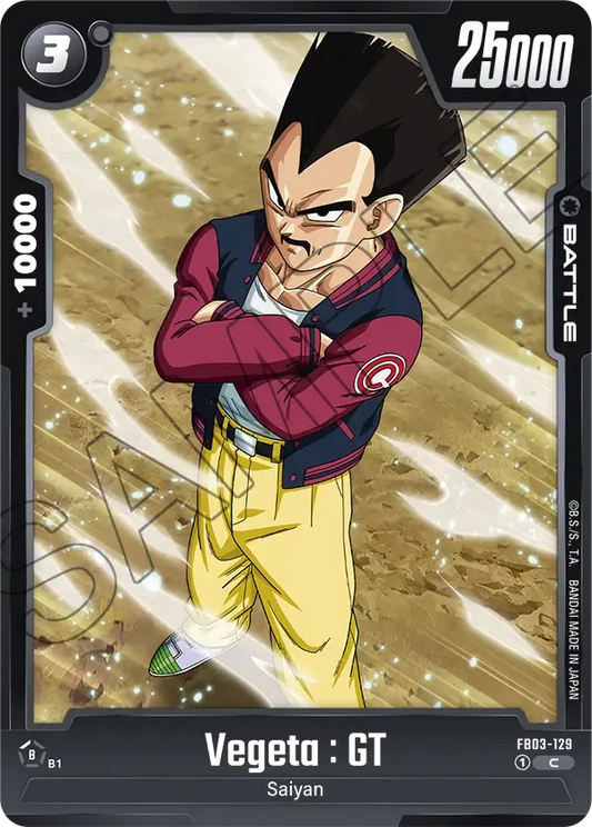 FB03-129 - Vegeta : GT - Battle