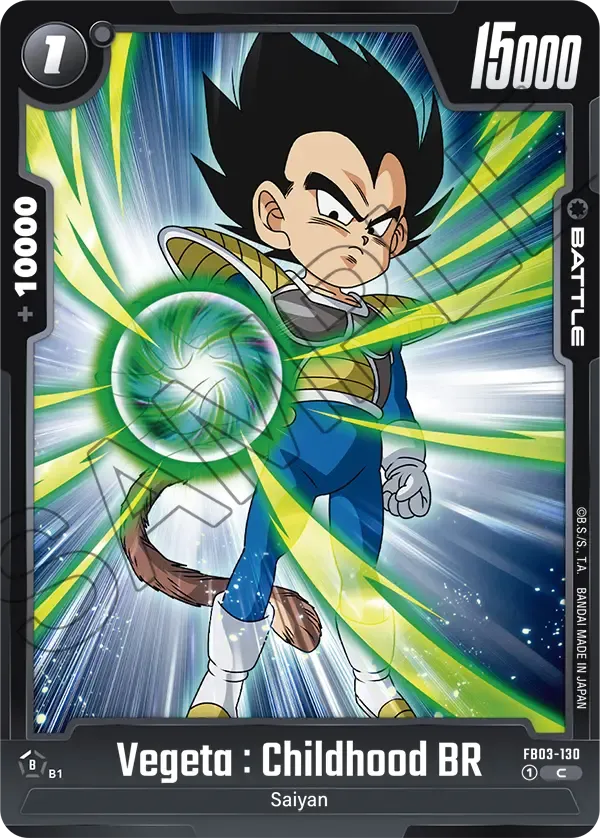 FB03-130 - Vegeta : Childhood BR - Battle