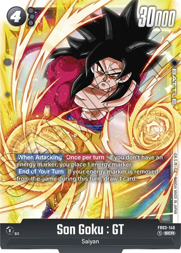 FB03-140 - Son Goku : GT - Battle