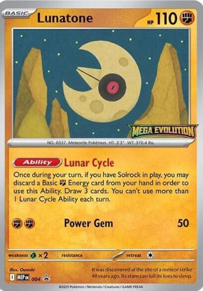 Lunatone - 004 - ME: Mega Evolution Promo (MEP) - Español